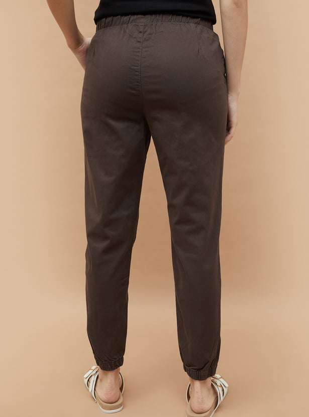 FAME FOREVER Solid Slim Fit Joggers