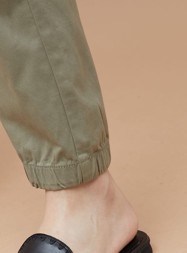 FAME FOREVER Solid Slim Fit Joggers