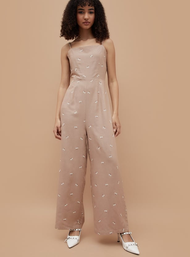 GINGER Floral Print Jumpsuit