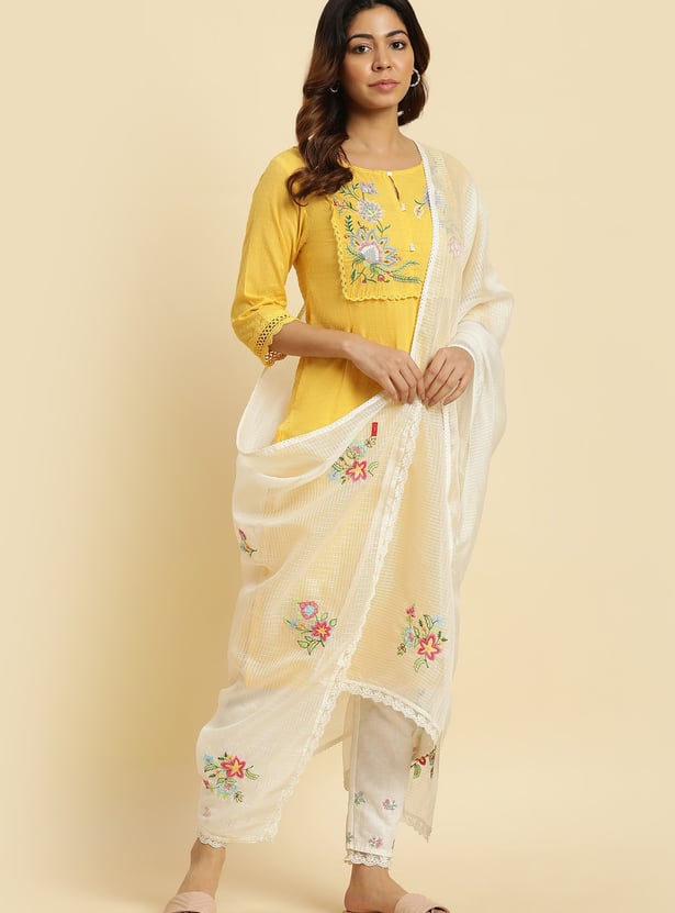 W Embroidered Dupatta