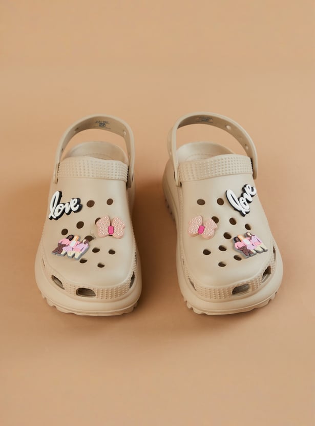 GINGER Jibbitz Charms Platform Clogs