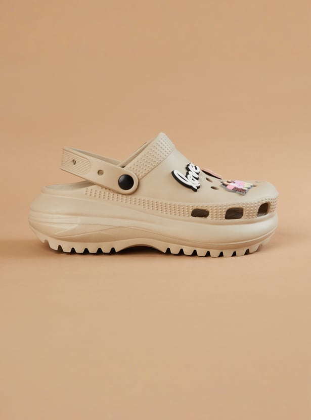 GINGER Jibbitz Charms Platform Clogs