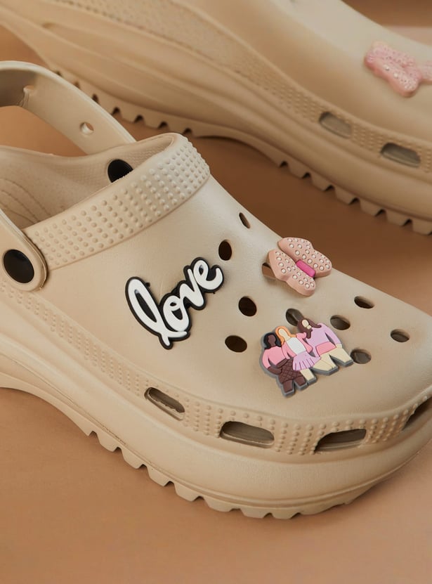 GINGER Jibbitz Charms Platform Clogs