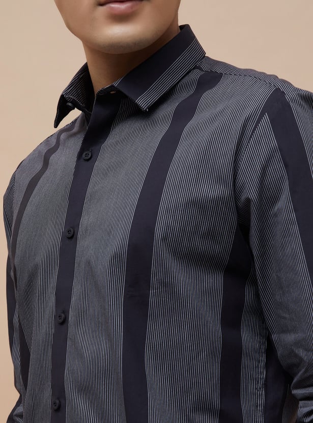 CODE Striped Slim Fit Formal Shirt