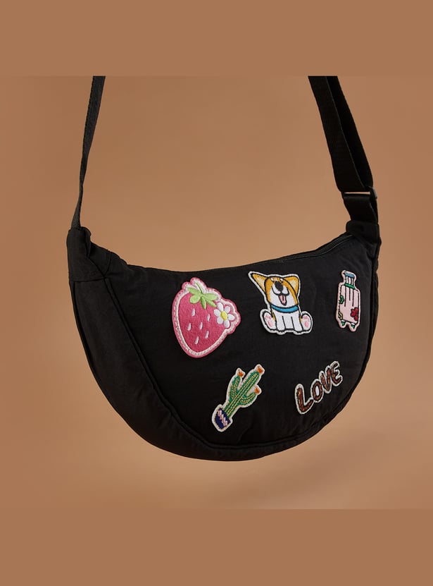FAME FOREVER Applique Waist Bag