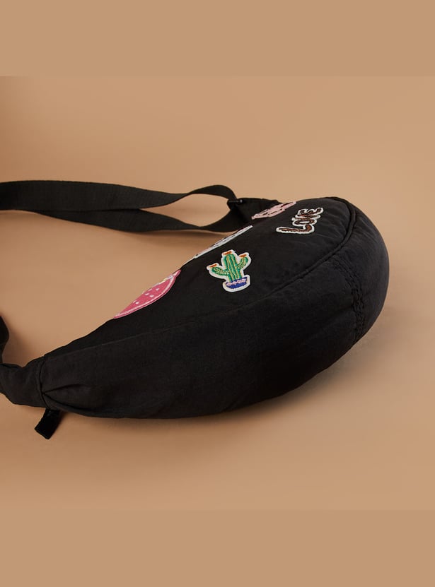 FAME FOREVER Applique Waist Bag