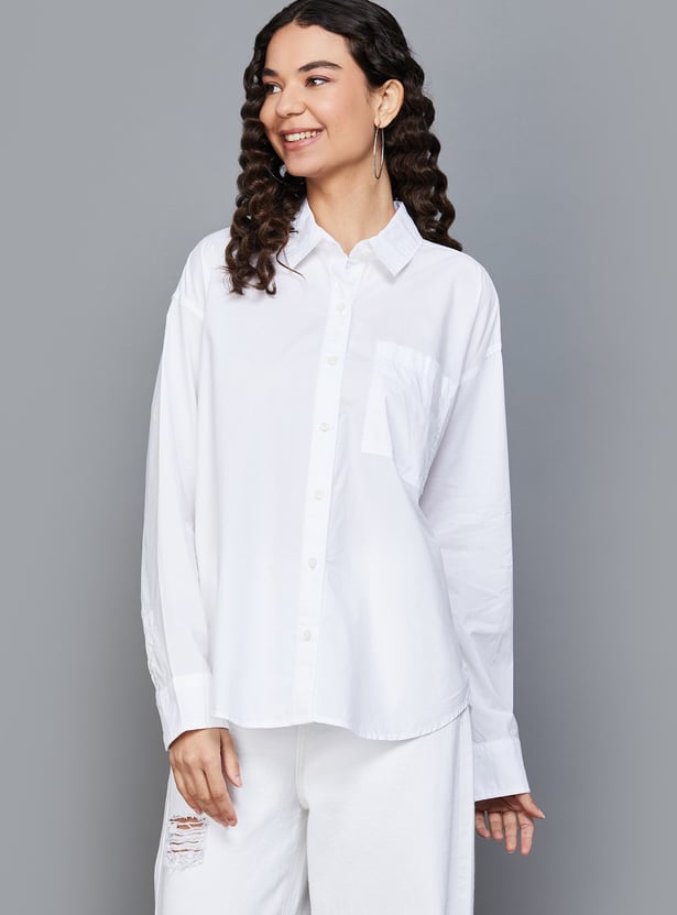 AMERICAN EAGLE Solid Shirt