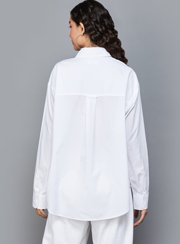 AMERICAN EAGLE Solid Shirt