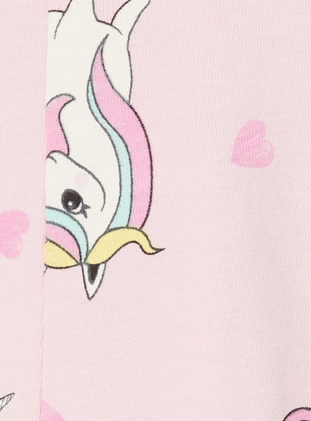 JUNIORS Girls Unicorn Print Leggings