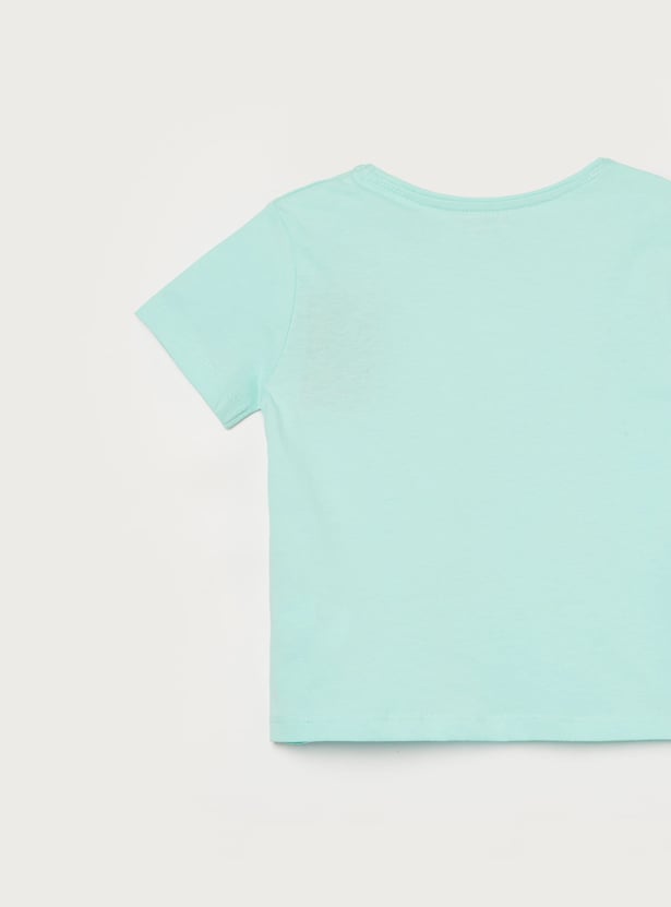 JUNIORS Girls Graphic Print T-shirt