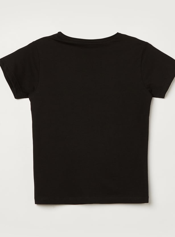 FAME FOREVER Girls Graphic Print T-shirt