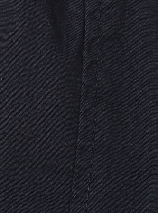 JUNIORS Boys Solid Cargo Joggers