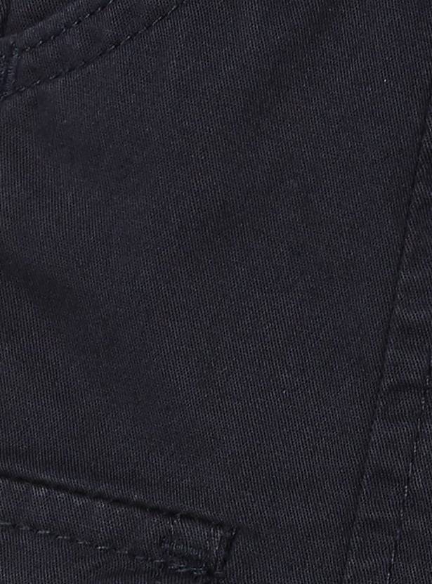 JUNIORS Boys Solid Cargo Joggers