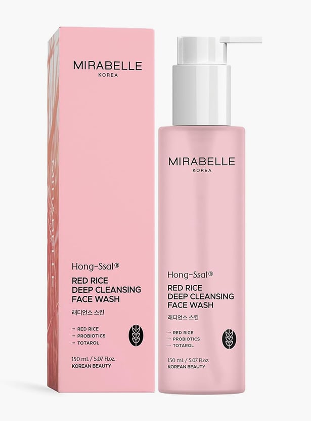 MIRABELLE Korea Red Rice Deep Cleansing Face Wash - 150ml