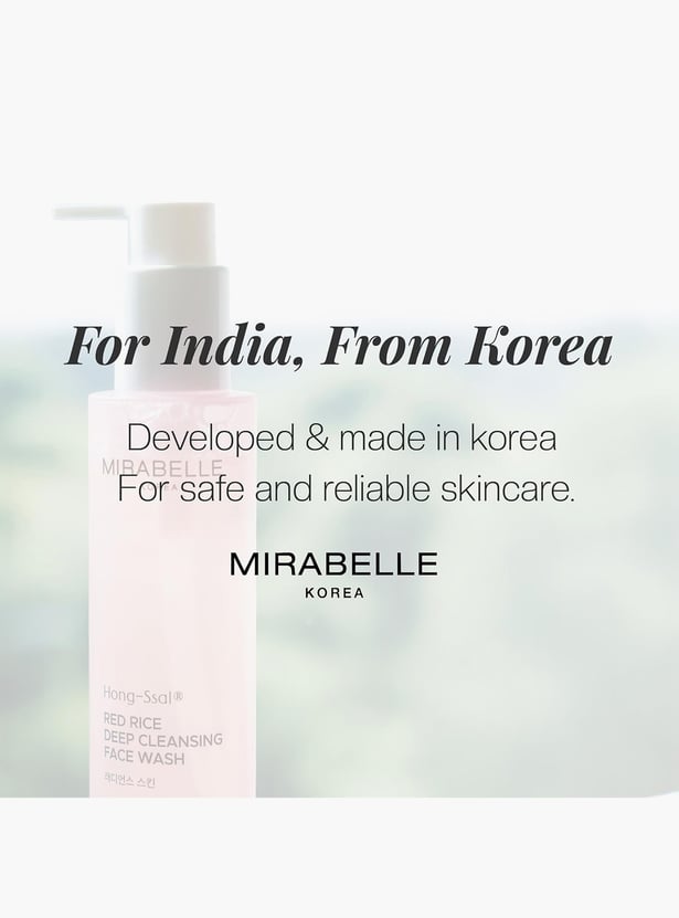 MIRABELLE Korea Red Rice Deep Cleansing Face Wash - 150ml