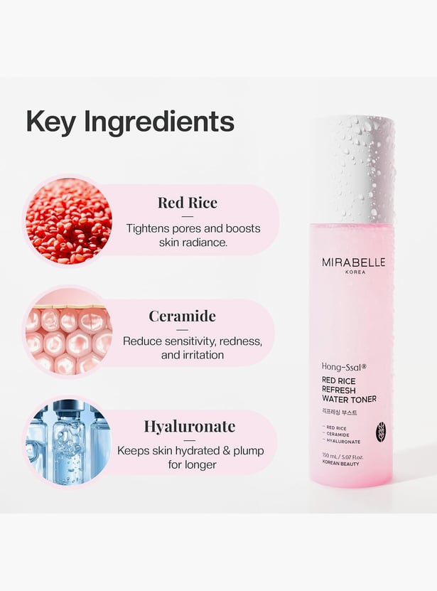 MIRABELLE Korea Red Rice Refresh Water Toner - 150ml