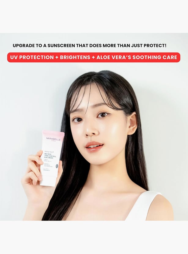 MIRABELLE Korea Red Rice Tone Control Sun Cream - 50g