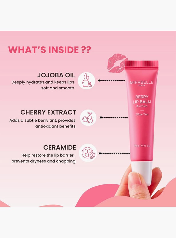 MIRABELLE Korea Berry Lip Balm - Glow Tint - 10g