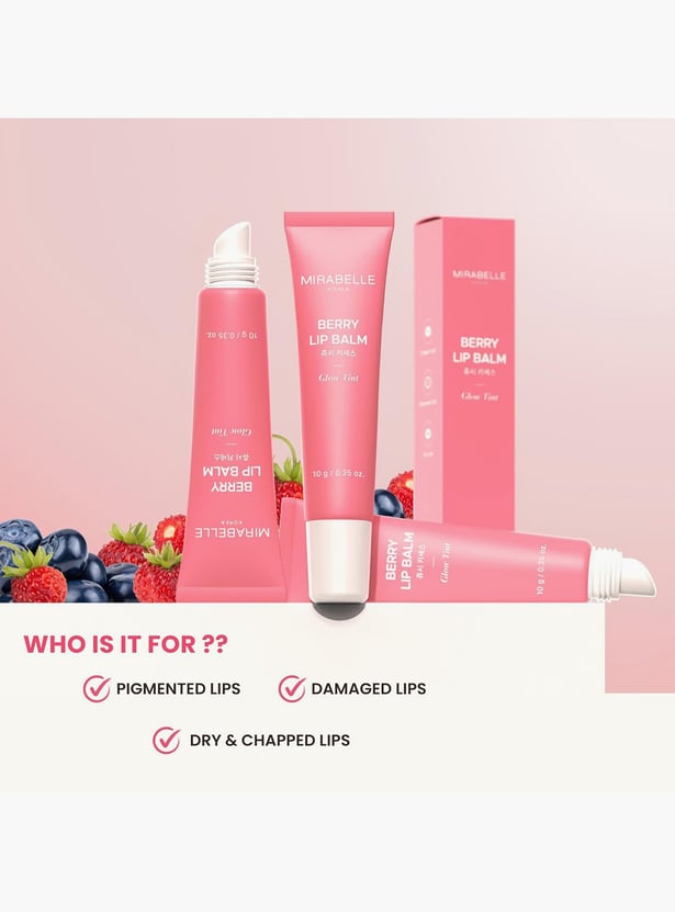 MIRABELLE Korea Berry Lip Balm - Glow Tint - 10g
