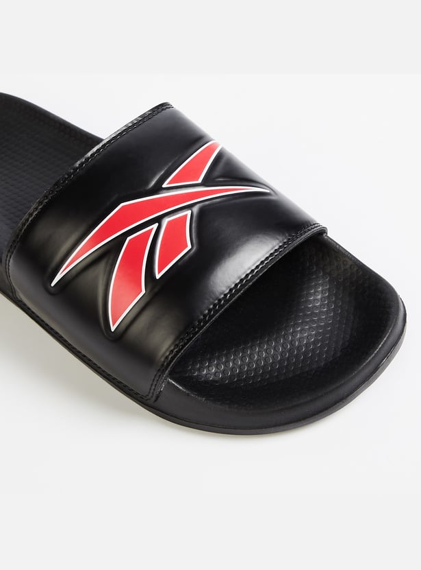REEBOK Astrofoam Plus Logo Print Sliders