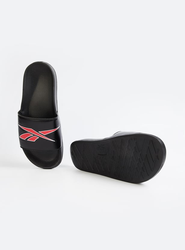 REEBOK Astrofoam Plus Logo Print Sliders