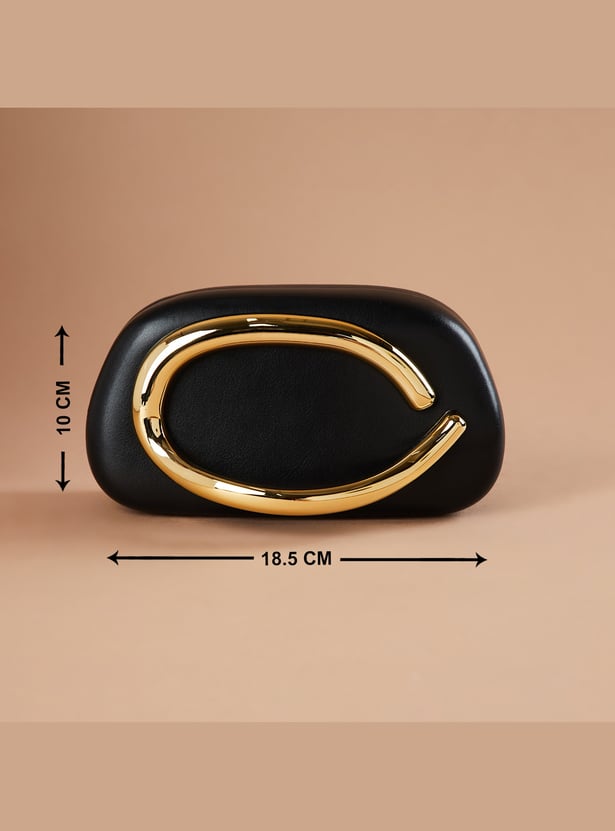 CODE Box Clutch with Strap
