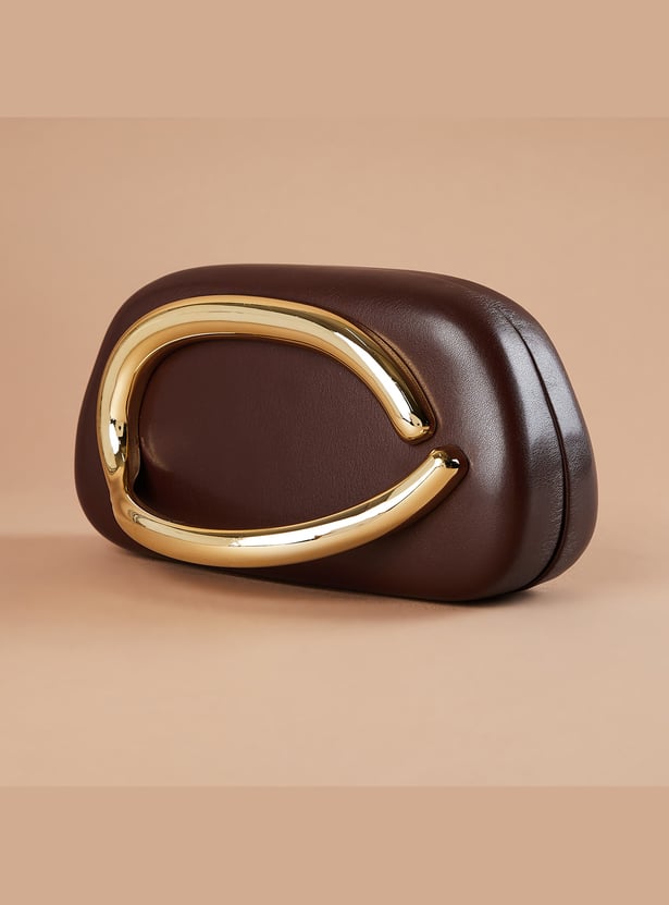 CODE Box Clutch with Strap
