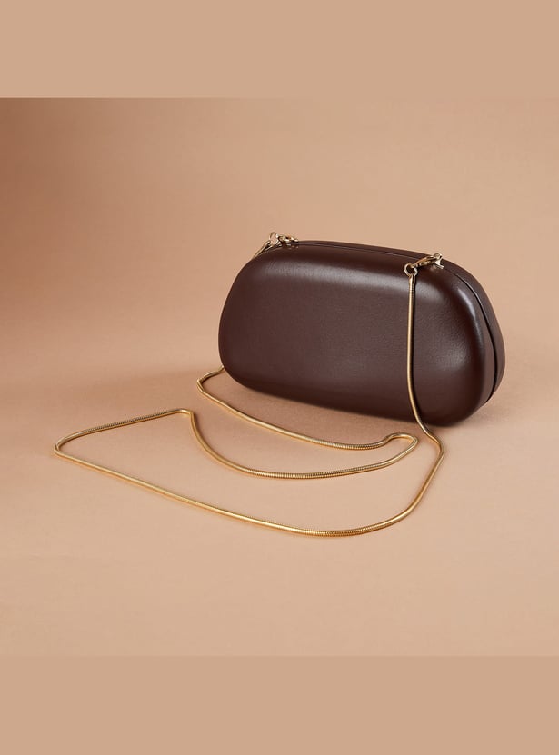 CODE Box Clutch with Strap