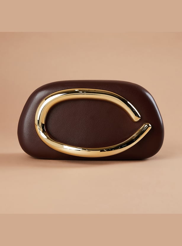 CODE Box Clutch with Strap