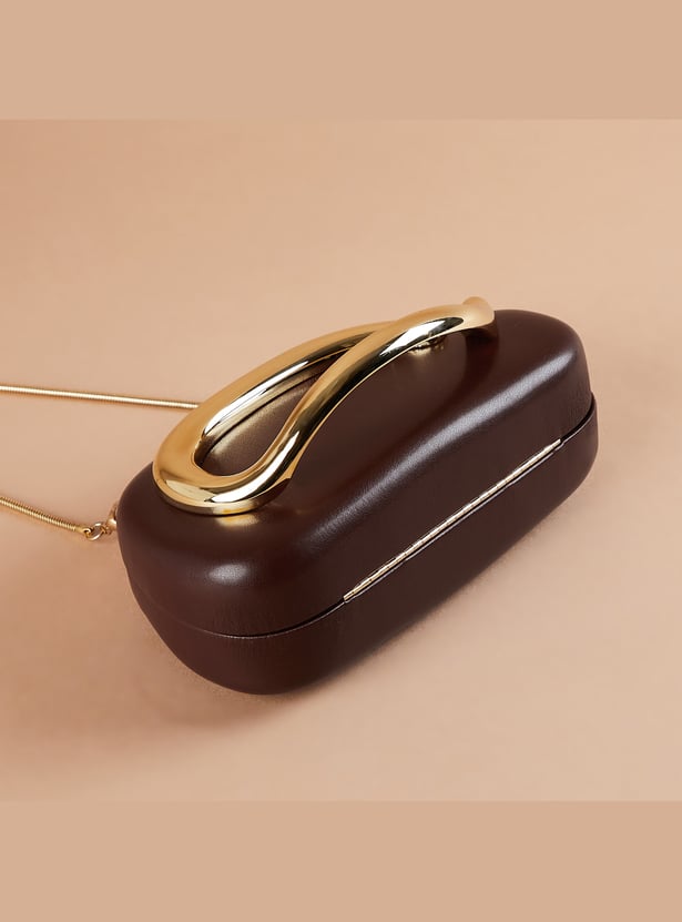 CODE Box Clutch with Strap