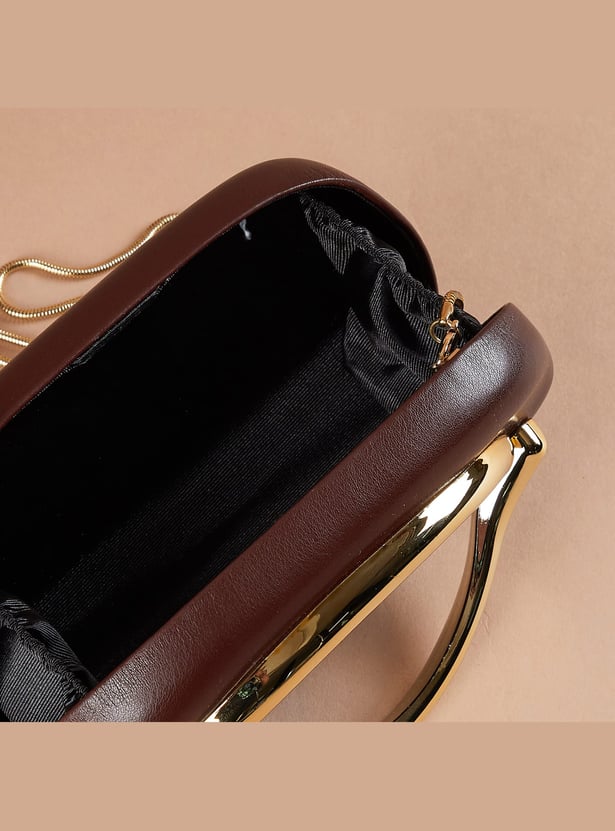 CODE Box Clutch with Strap