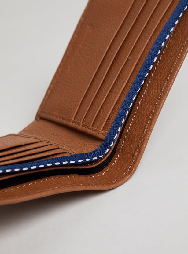 VAN HEUSEN Solid Bi-Fold Leather Wallet