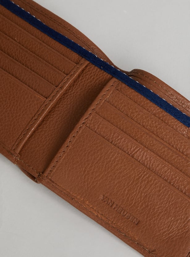 VAN HEUSEN Solid Bi-Fold Leather Wallet