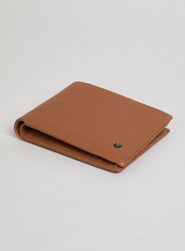 VAN HEUSEN Solid Bi-Fold Leather Wallet