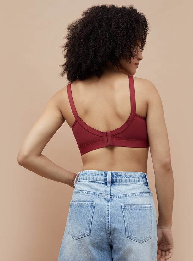 GINGER Solid Non-Padded Non-Wired Bra