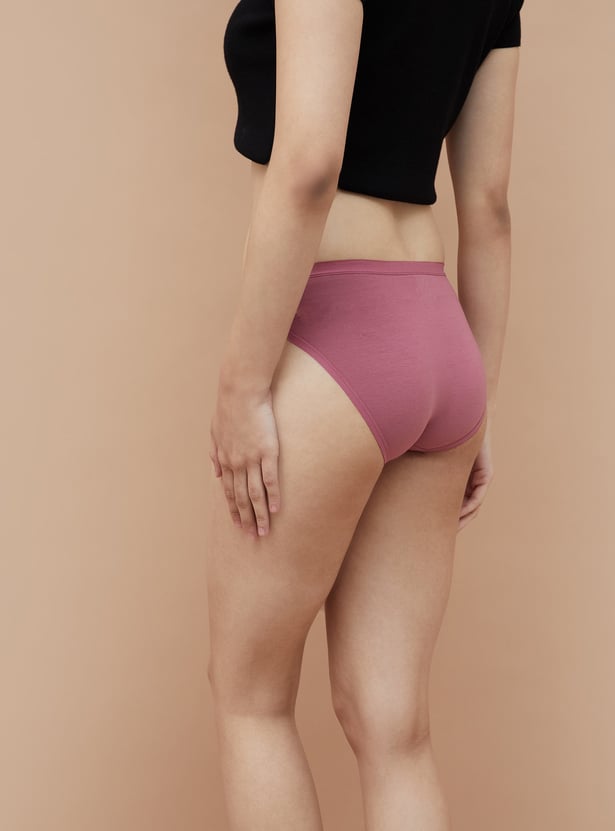 GINGER Solid Bikini Panties - Pack of 3