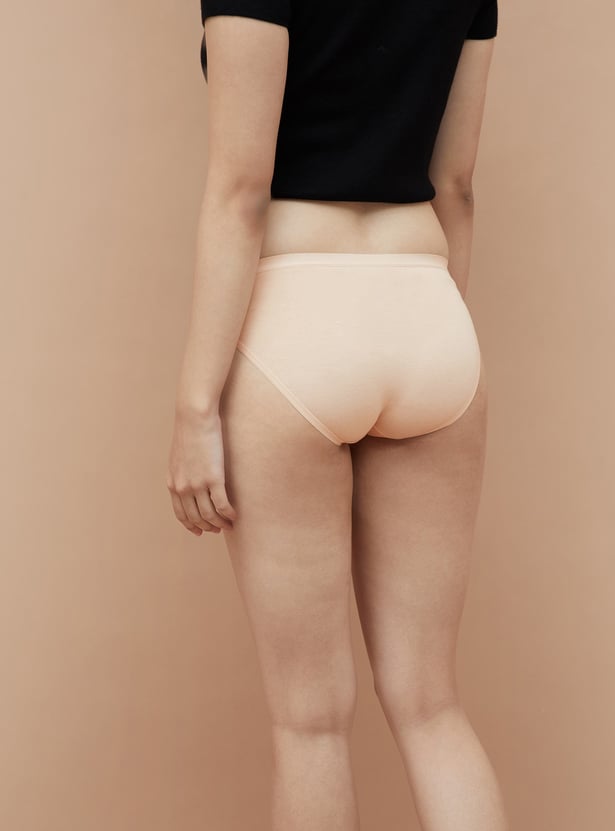 GINGER Solid Bikini Panties - Pack of 3