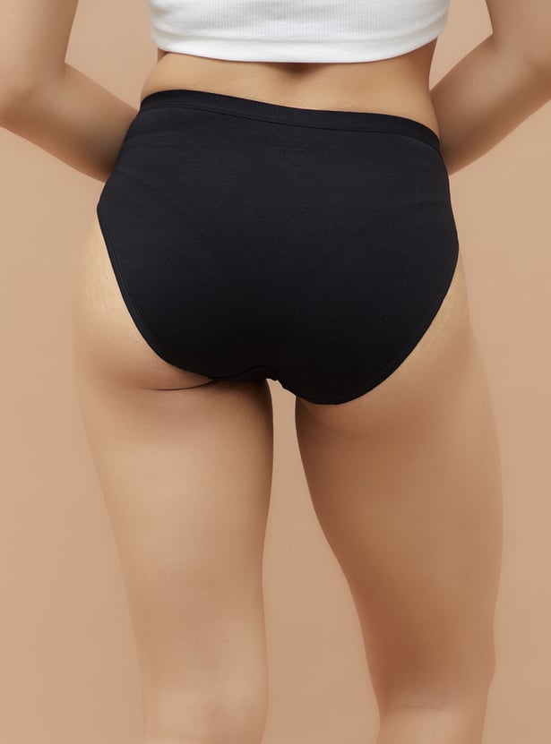 GINGER Solid Hipster Panties - Pack of 3