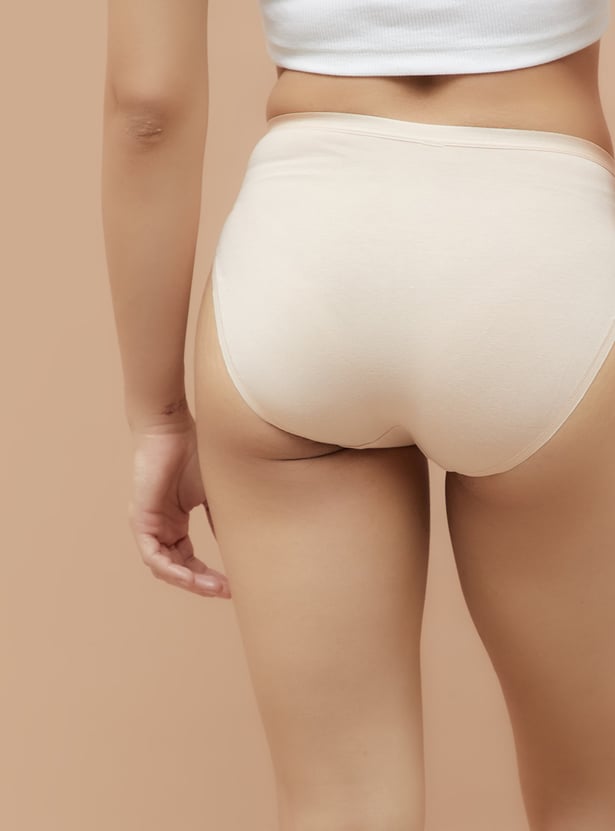 GINGER Solid Hipster Panties - Pack of 3