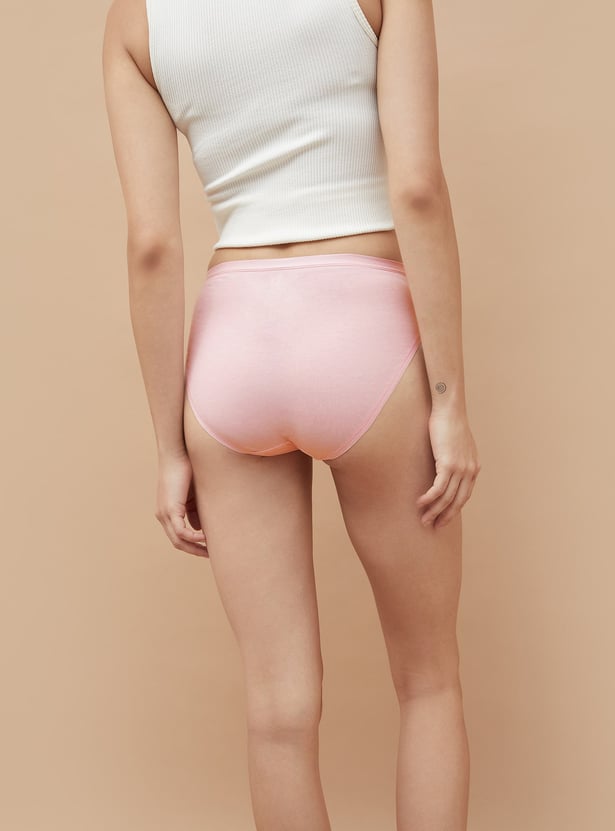 GINGER Solid Hipster Panties - Pack of 3