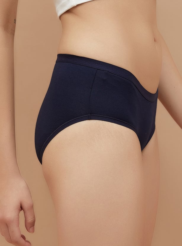 GINGER Solid Hipster Panties - Pack of 3
