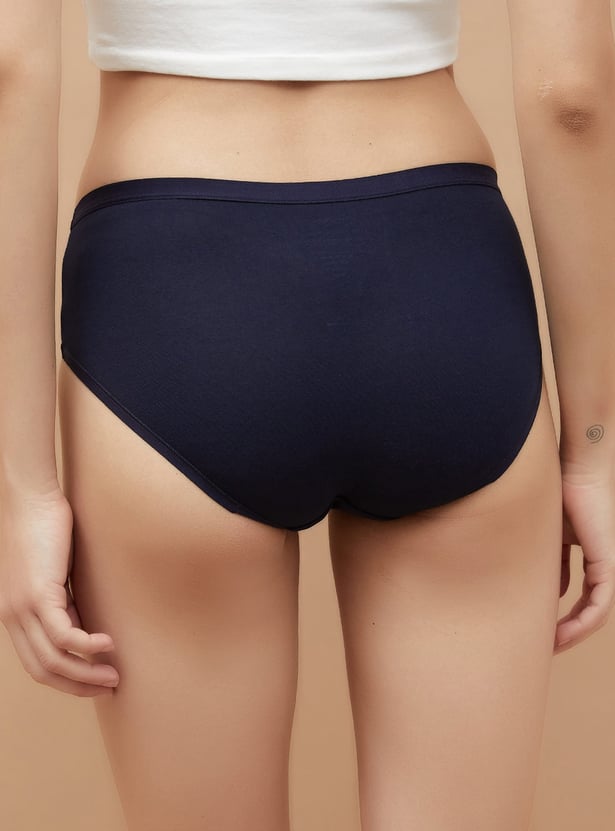 GINGER Solid Hipster Panties - Pack of 3