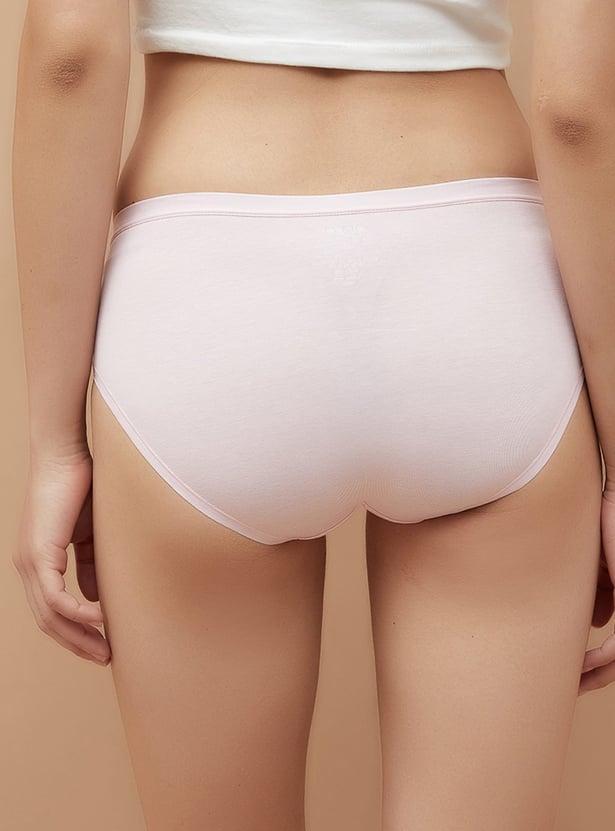 GINGER Solid Hipster Panties - Pack of 3