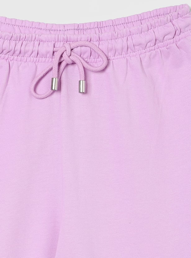 FAME FOREVER Girls Solid Cargo Joggers