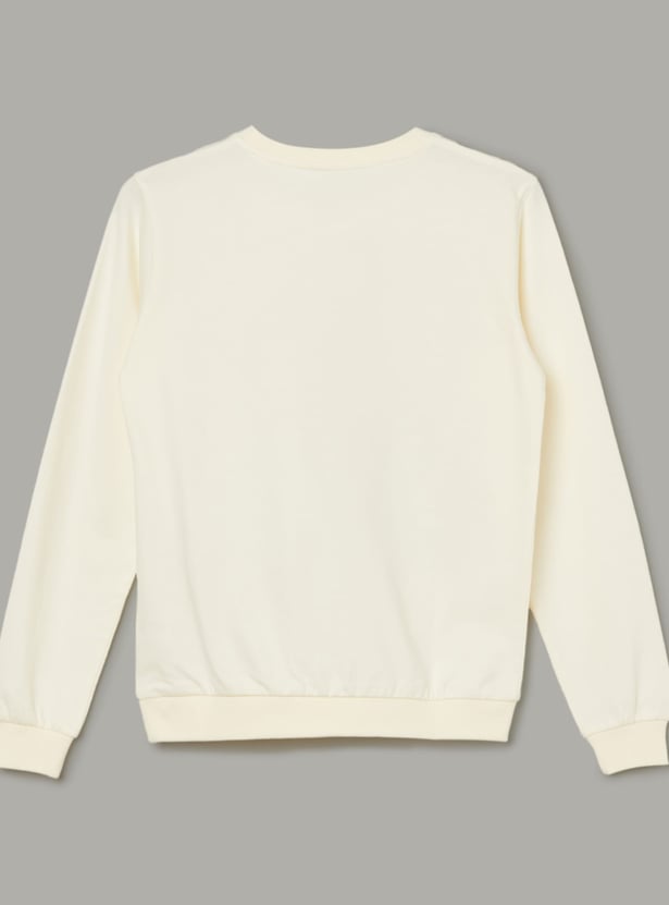 FAME FOREVER Girls Graphic Print Sweatshirt