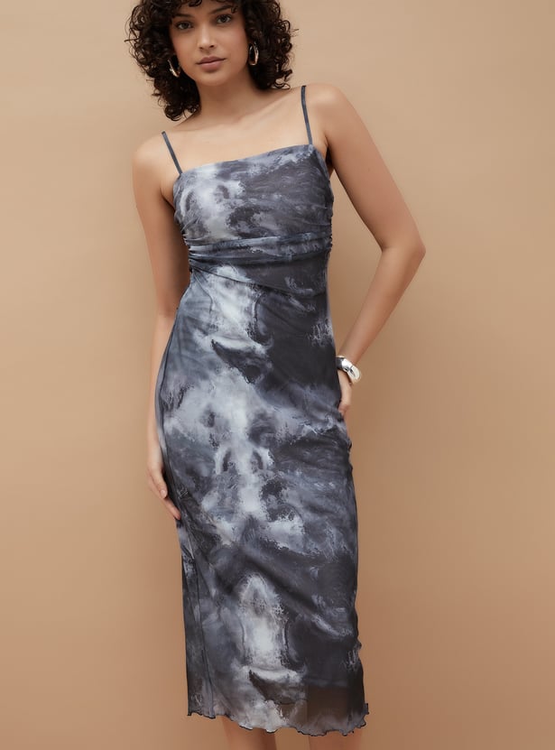 GINGER Tie & Dye Bodycon Dress