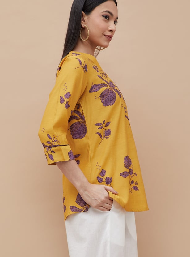 MELANGE Floral Print Tunic