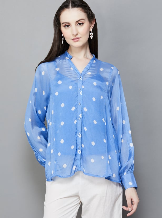BIBA Printed Top with Camisole