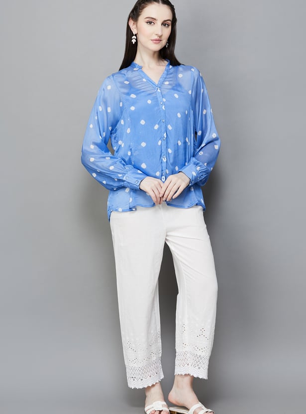 BIBA Printed Top with Camisole