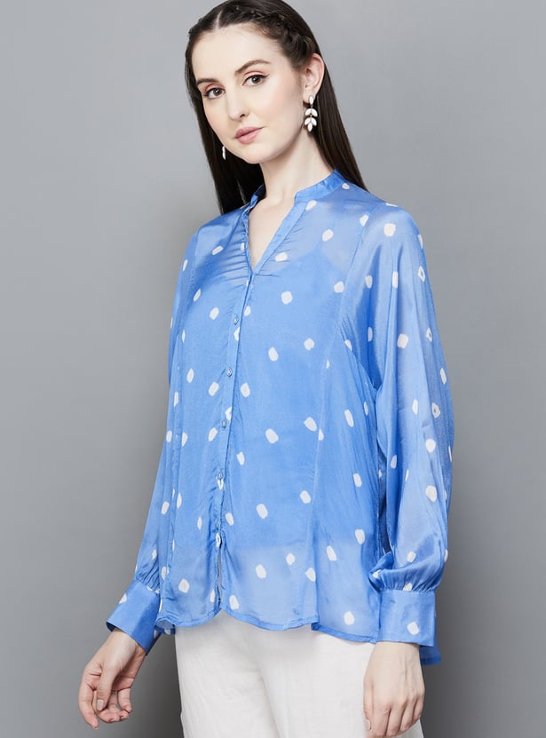 BIBA Printed Top with Camisole